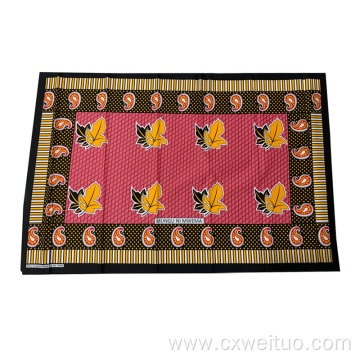 100% polyester wax african printed khanga fabric